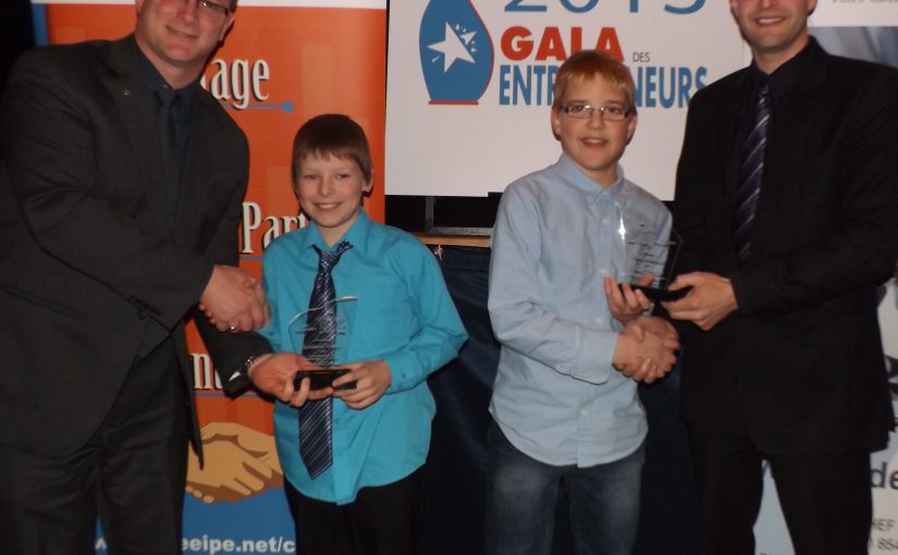 André et Chad Arsenault remportent le premier Prix Jeunes millionnaires