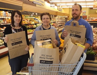 La région Évangéline encouragée de contribuer des aliments pour la banque alimentaire