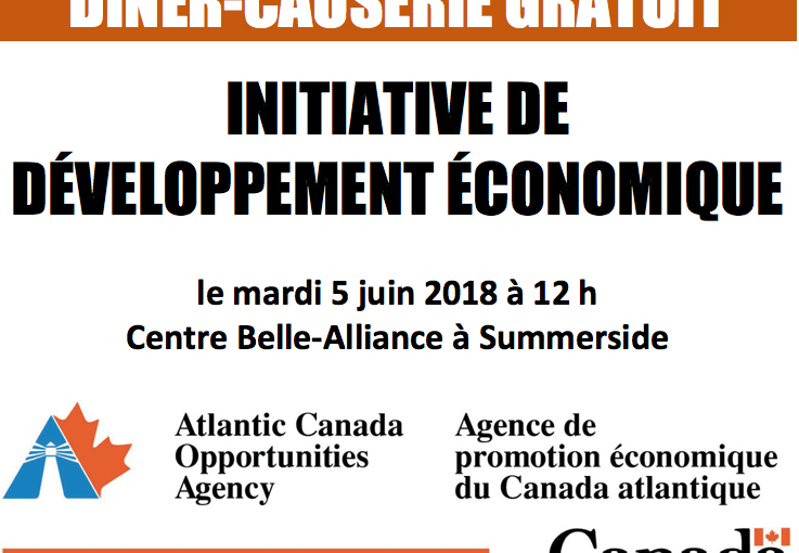 Dîner-causerie gratuit pour organismes communautaires sur l’Initiative de développe économique (IDE)