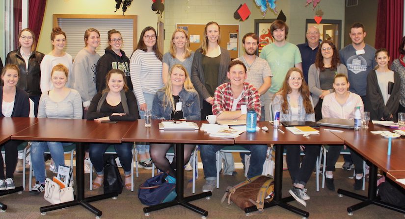 Stagiaires PERCÉ en semaine de formation et orientation