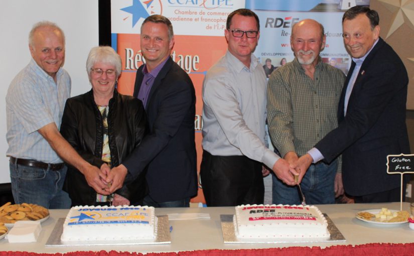 Grande fête pour RDÉE Î.-P.-É. et CCAFLIPE samedi dernier
