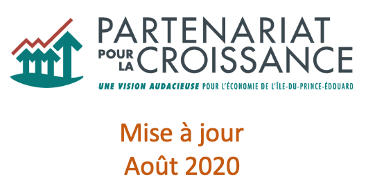 Mise à jour du Partenariat pour la croissance de l’ÎPÉ d’août 2020