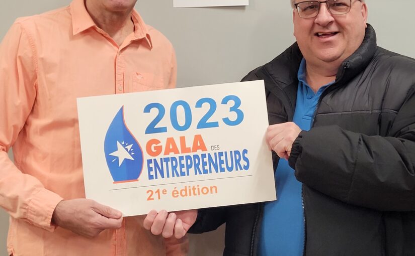 La SDBA de retour comme commanditaire du Gala des entrepreneurs 2023
