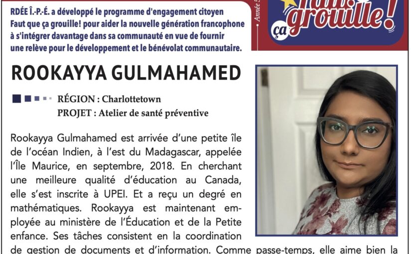 PROFIL FQCG – Un bel atelier sur la santé préventive