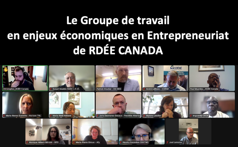 Préparant la prochaine rencontre de la GTEÉ