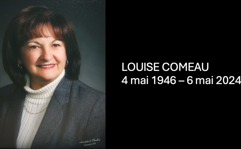 Un moment de silence pour Louise lors de la fête