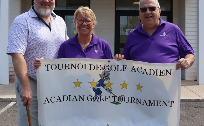 Le 18e Tournoi de golf acadien s’en retourne  à Fox Meadow à Stratford