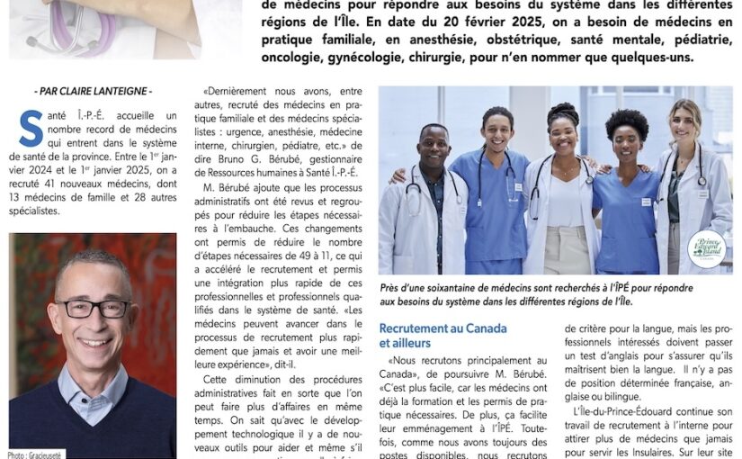 Les médecins, les forces armées, les sceaux rouges et l’achat local