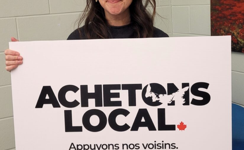 Eugénie vous encourage d’acheter local