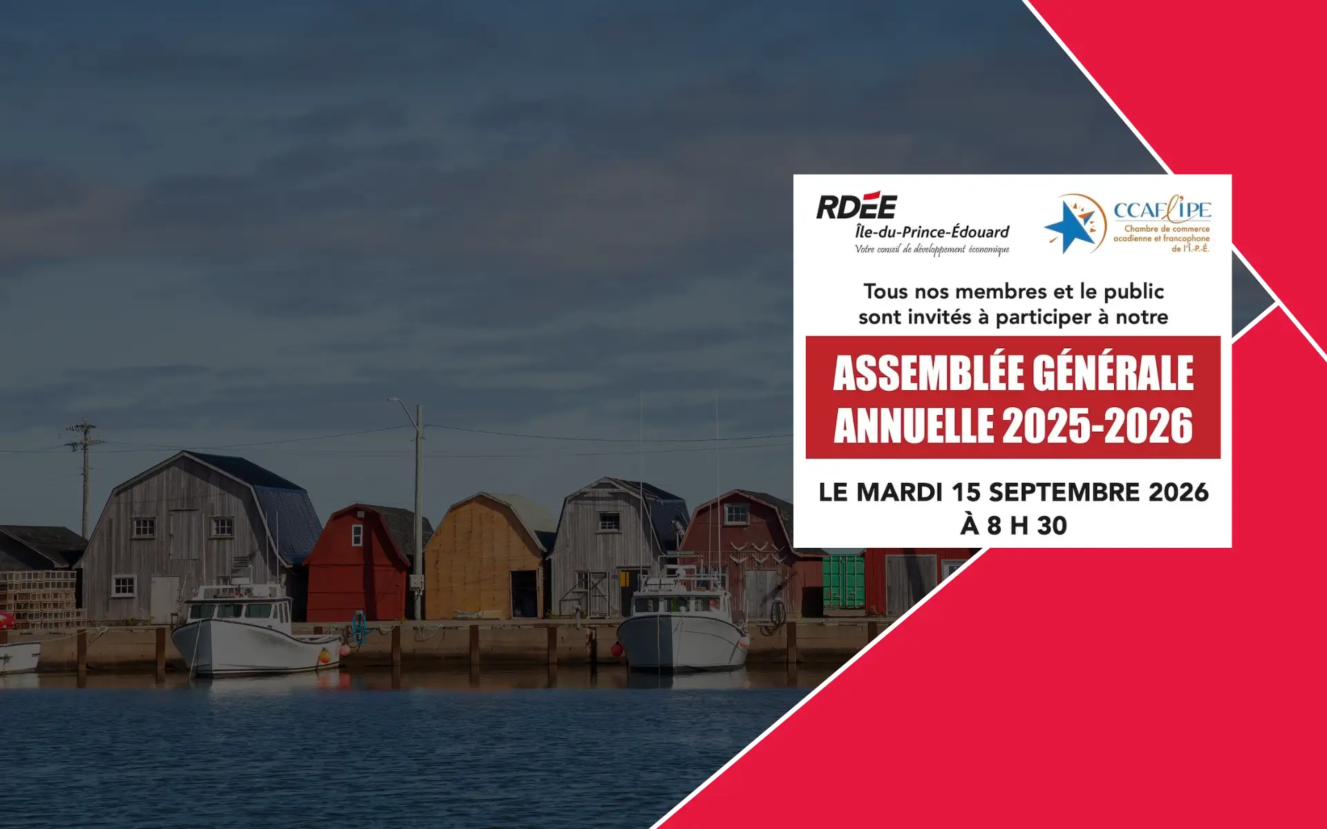 Affiche assemblée générale annuelle 2025-2026 RDÉE Î.-P.-É.