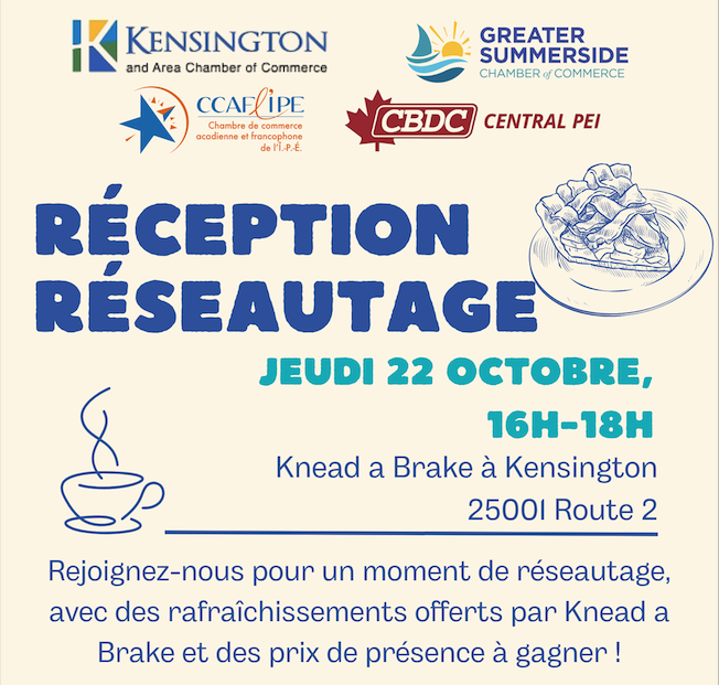 Affiche d’un événement Réception Réseautage à Kensington